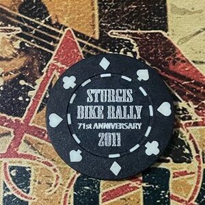 Harley-Davidson Motorcycles STURGIS 2011 71st Anniversary Clay Poker Chip